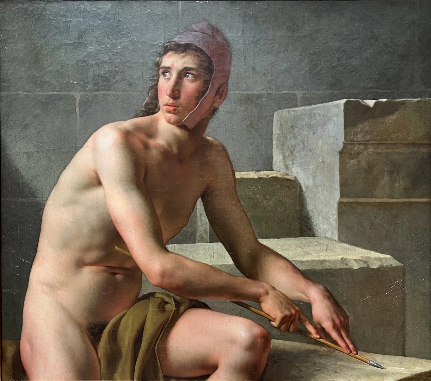 Un giovane arciere affila la sua freccia - Ny Carlsberg Glyptotek, Copenaghen